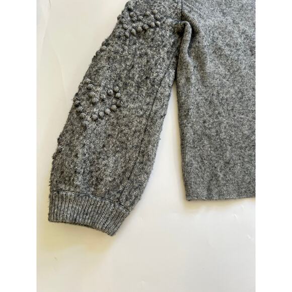 Splendid Womens XL Gray Textured Knit Sweater Cottagecore Lagenlook Boho - Picture 11 of 16